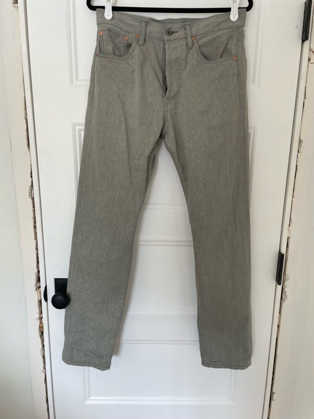 ONI Japan Denim 246-Moku "Heather Grey" Selvedge Denim Jeans - Clean Straight 31